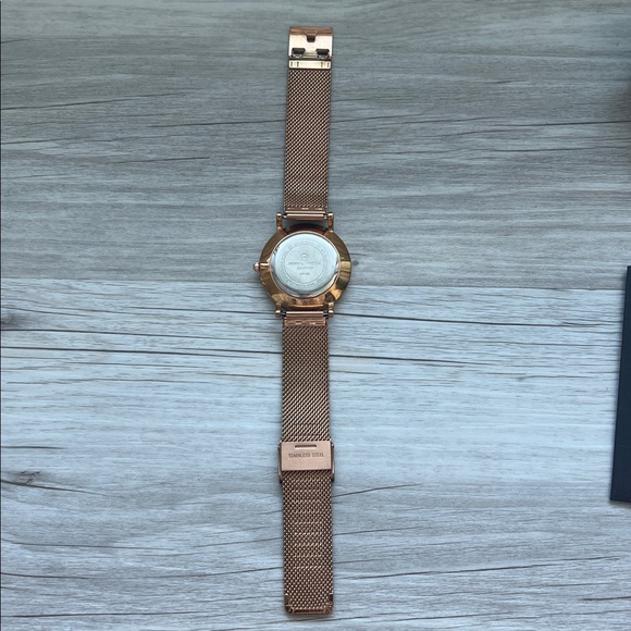 Hannah Martin Ultra Thin Stainless Steel Mesh rose gold watch - Picture 8 of 13